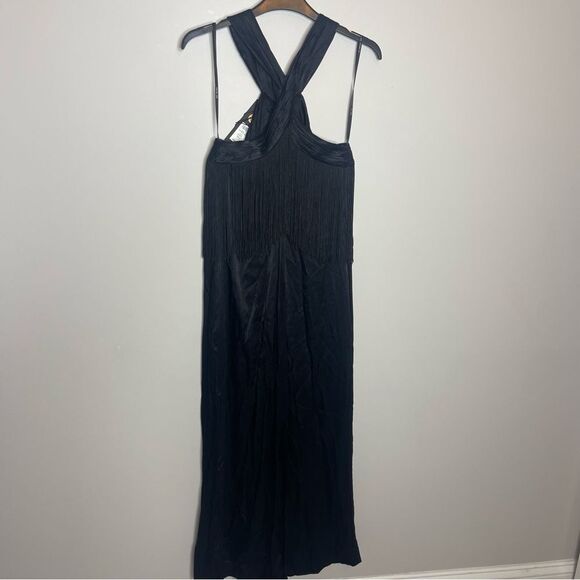 Rachel Zoe Maria Wide-Leg Fringed Jumpsuit NEW - Picture 10 of 10